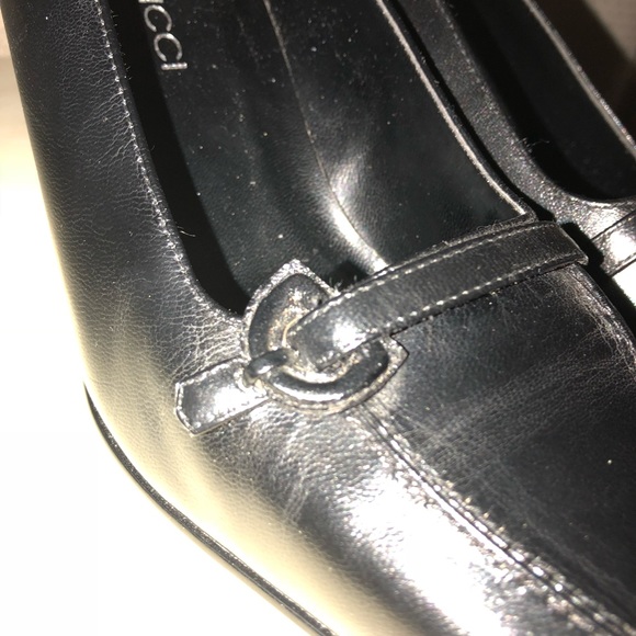 Gino Nicci black leather heels. EUC - Picture 3 of 6